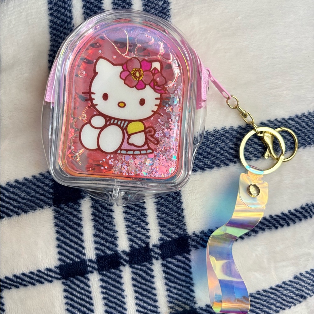 Hello Kitty Glitter Phone Case - Pink and Gold